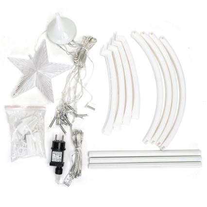 Aigostar - Vanjska božićna dekoracija LED/3,6W/230V 120 cm IP44 hladno bijela