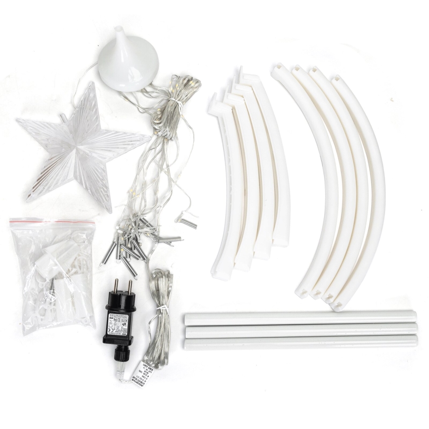 Aigostar - Vanjska božićna dekoracija LED/3,6W/230V 120 cm IP44 hladno bijela