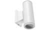 Aigostar - Vanjska zidna svjetiljka 2xGU10/230V bijela IP65 okrugli