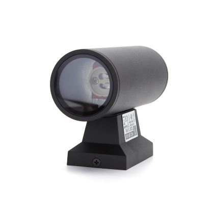 Aigostar - Vanjska zidna svjetiljka 2xGU10/35W/230V IP65 crna okrugla