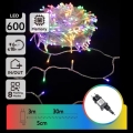Aigostar - Vanjski LED božićni lanac 600xLED/8 funkcija 30m IP44 višebojan