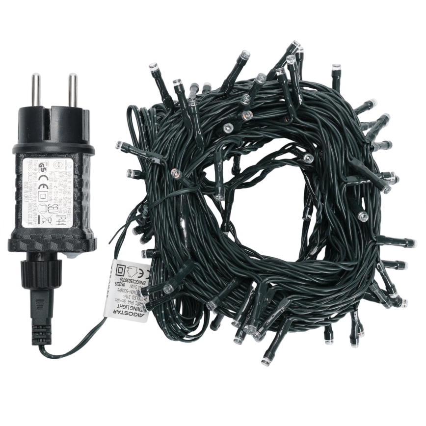 Aigostar - vanjski LED božićni niz 100 LED/8 funkcija, 13 m, IP44, višebojno