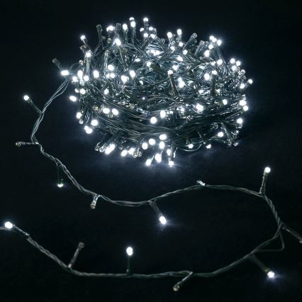 Aigostar - LED vanjski božićni lanac 300xLED/8 funkcija 30m IP44 hladno bijela