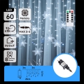 Aigostar - Vanjski LED lanac 120xLED/8 funkcija 3x0,7m IP44 hladno bijela + daljinski upravljač
