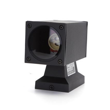 Aigostar - Vanjsko zidno svjetlo 1xGU10/230V IP65 crno kvadratno