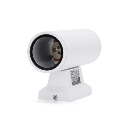 Aigostar - Vanjsko zidno svjetlo 2xGU10/230V IP65 bijelo okruglo