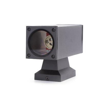 Aigostar - Vanjsko zidno svjetlo 2xGU10/230V IP65 crno kvadratno