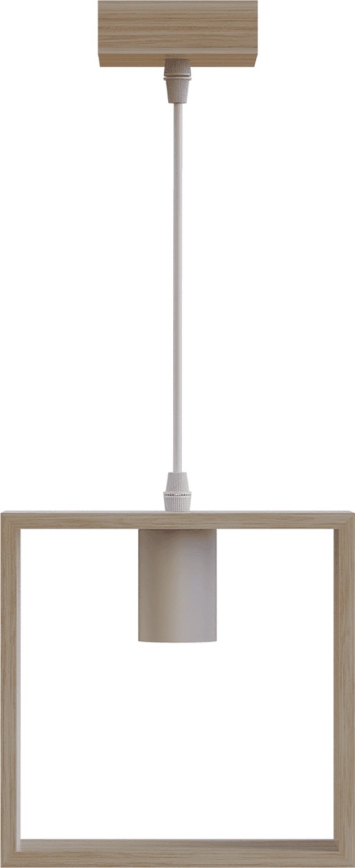 Aigostar - Viseći luster 1xE27/60W/230V bež