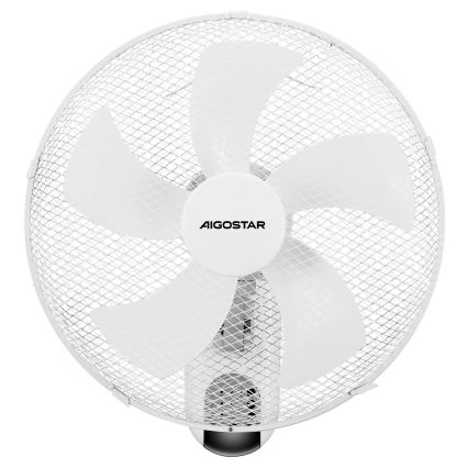 Aigostar -  Zidni ventilator 45W/230V bijela + daljinski upravljač