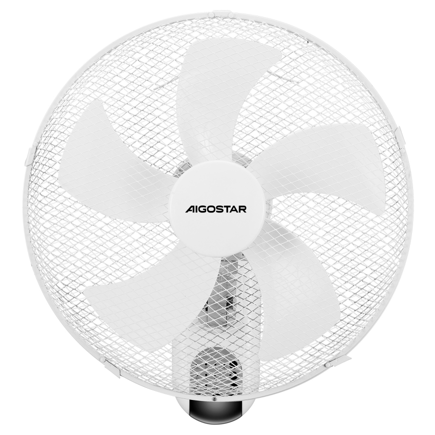 Aigostar -  Zidni ventilator 45W/230V bijela + daljinski upravljač