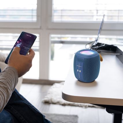 AKAI ABTS-V5 BL - Plavi bežični zvučnik s mikrofonom 3W/1200 mAh