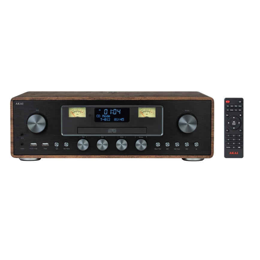 AKAI AM-100 RHAPSODY - Mikrosustav s CD/FM/DAB/AUX/USB/MP3 40W/230V + daljinski upravljač