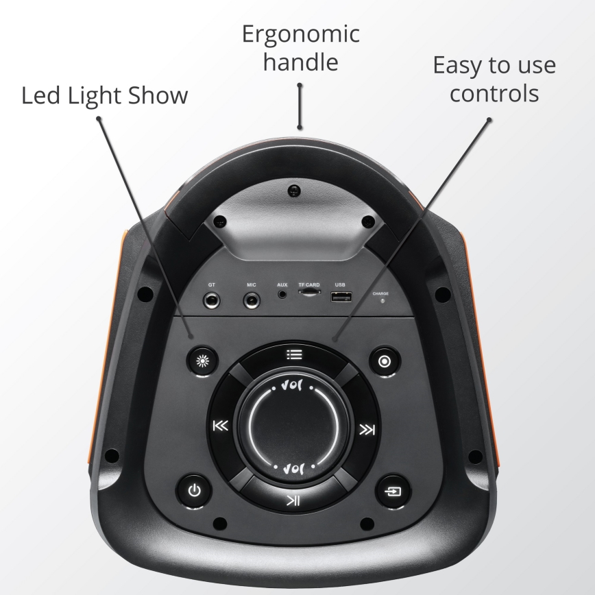 AKAI PARTY BOX 810 - Bežični zvučnik 65W/230V 5000 mAh + daljinski upravljač