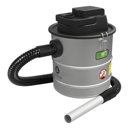 AKU usisivač pepela s HEPA filterom 12 l 110W/18V 2000 mAh mat krom