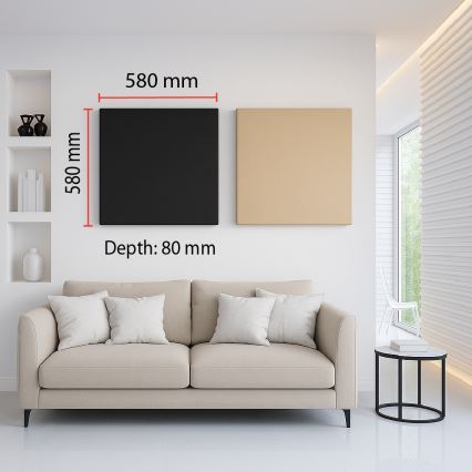 Akustički panel SILENCE 58x58 cm bež