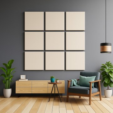 Akustični panel SILENCE 58x58 cm krem boje