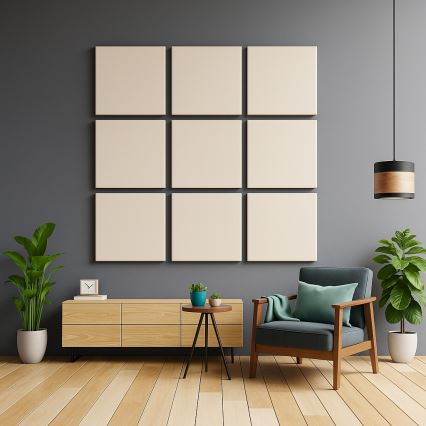 Akustična ploča SILENCE 58x58 cm krem boja