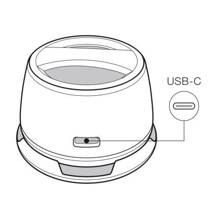 Aligator ABSMB01 - magnetni zvučnik za MagSafe Mini Beat 400 mAh crna
