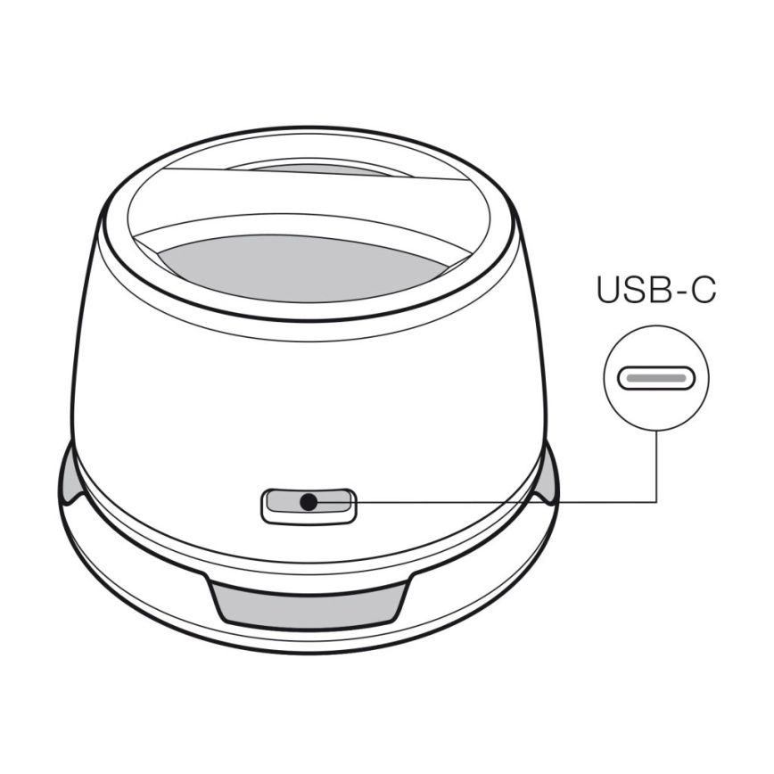 Aligator ABSMB01 - magnetni zvučnik za MagSafe Mini Beat 400 mAh crna