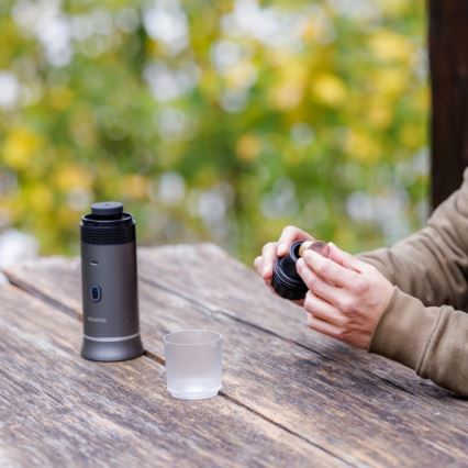 Aligator ACM002 - Putni punjivi aparat za kavu PortaCaffé 3u1 72W/7500 mAh siva