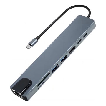 Aligator AHUB001 - USB-C hub 8 u 1