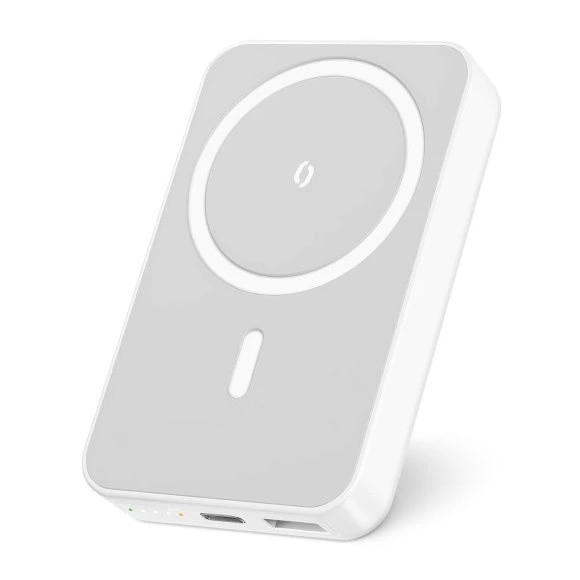 Aligator AMS04WT - Power bank s bežičnim punjenjem Qi i MagSafe, 10000 mAh, 15W Power Delivery, crna