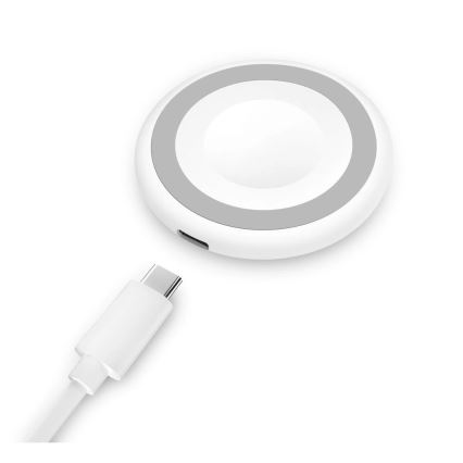 Aligator AMS08WT - Bežični MagSafe punjač 3 u 1, 15 W, bijeli