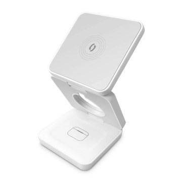 Aligator AMS09WT - Bežična stanica za punjenje MagSafe 3u1 15W, bijela