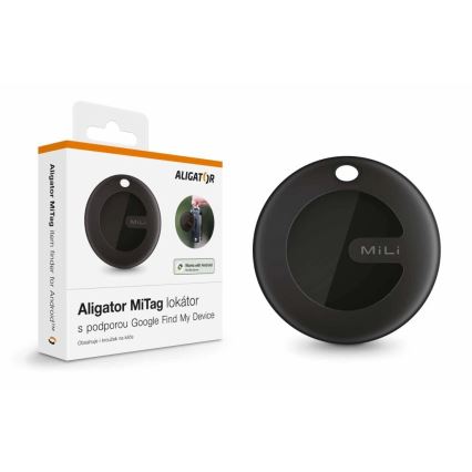 Aligator APD003 - Lokator MiTag 1xCR2032 IP67 crna