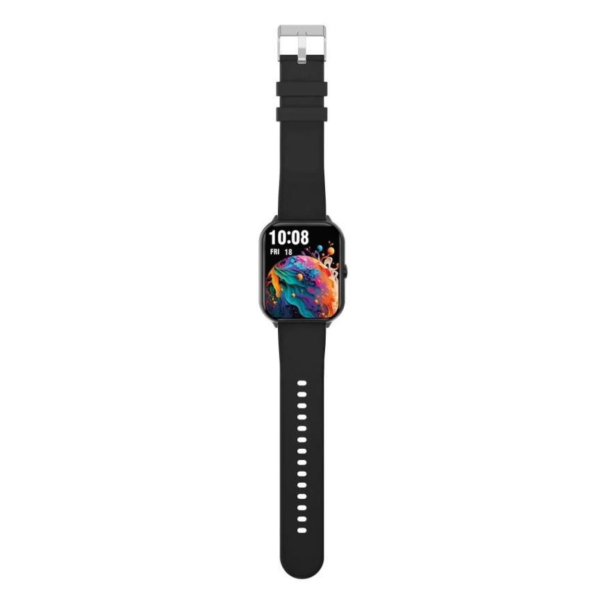 Aligator AW10BK - Pametni sat Watch GO 220 mAh IP67 crna