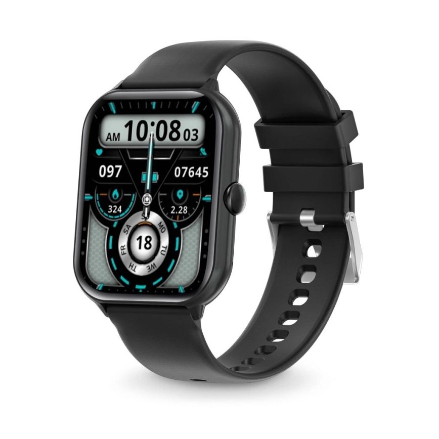 Aligator AW10BK - Pametni sat Watch GO 220 mAh IP67 crna