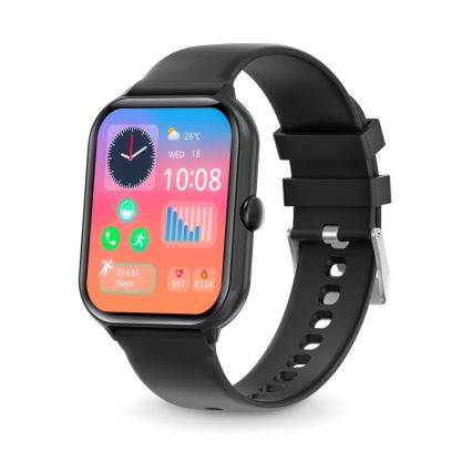 Aligator AW10BK - Pametni sat Watch GO 220 mAh IP67 crna