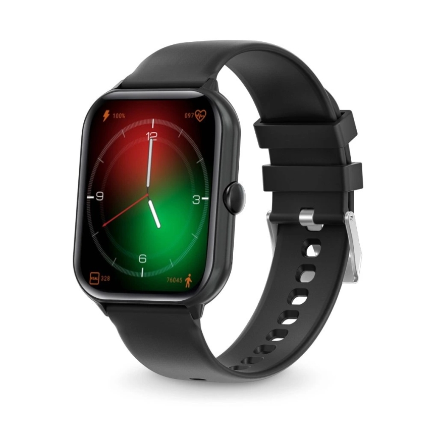 Aligator AW10BK - Pametni sat Watch GO 220 mAh IP67 crna