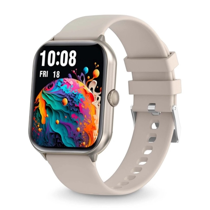 Aligator AW10SR - Pametni sat Watch GO 220 mAh IP67 krem