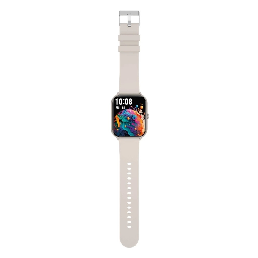 Aligator AW10SR - Pametni sat Watch GO 220 mAh IP67 krem