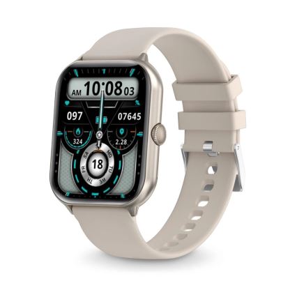 Aligator AW10SR - Pametni sat Watch GO 220 mAh IP67 krem