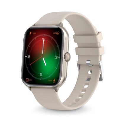 Aligator AW10SR - Pametni sat Watch GO 220 mAh IP67 krem
