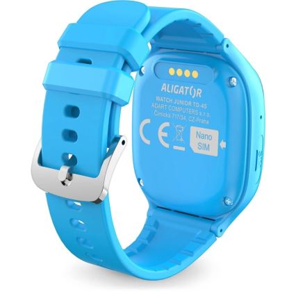 Aligator AW11BE - Pametni sat Watch Junior 2 450 mAh IP67 Wi-Fi plava