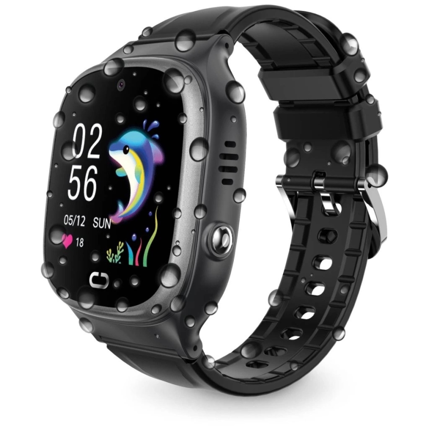 Aligator AW11BK - Pametni sat Watch Junior 2 450 mAh IP67 Wi-Fi crna