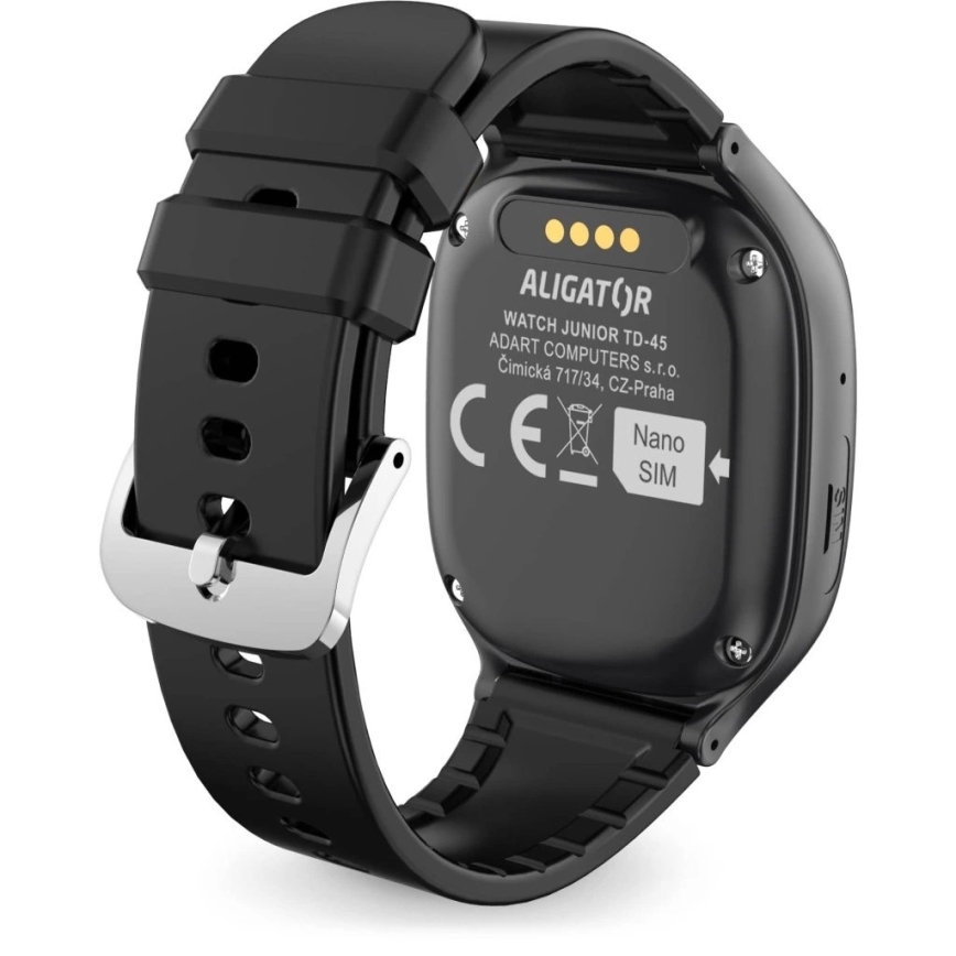 Aligator AW11BK - Pametni sat Watch Junior 2 450 mAh IP67 Wi-Fi crna