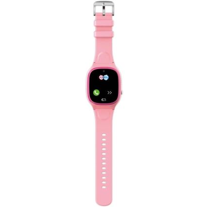 Aligator AW11PK - Pametni sat Watch Junior 2 450 mAh IP67 Wi‑Fi ružičasta