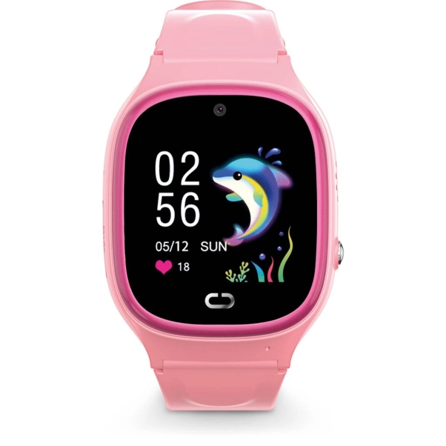Aligator AW11PK - Pametni sat Watch Junior 2 450 mAh IP67 Wi‑Fi ružičasta