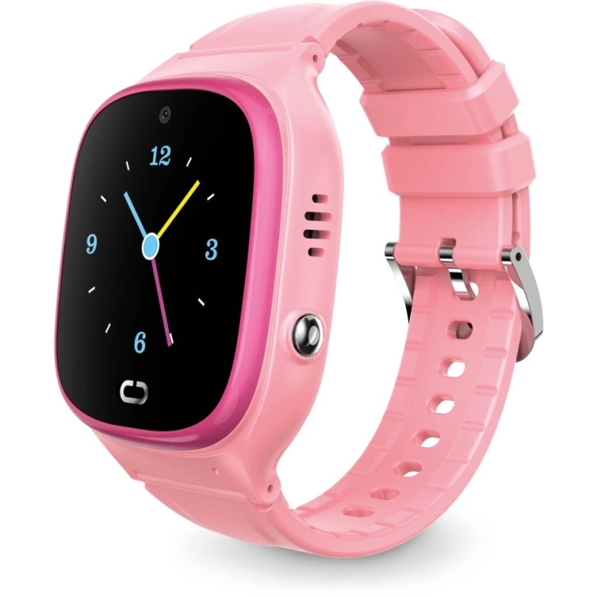 Aligator AW11PK - Pametni sat Watch Junior 2 450 mAh IP67 Wi‑Fi ružičasta