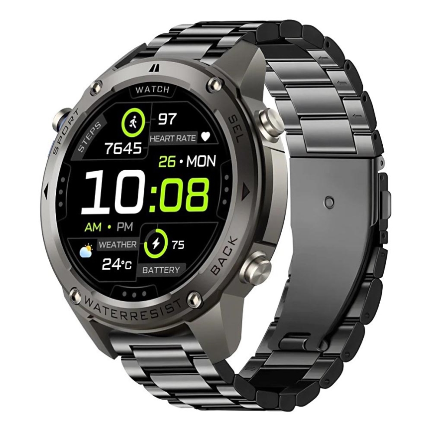 Aligator AW12BK - pametni sat Watch GPS, 500 mAh, IP69K, crni