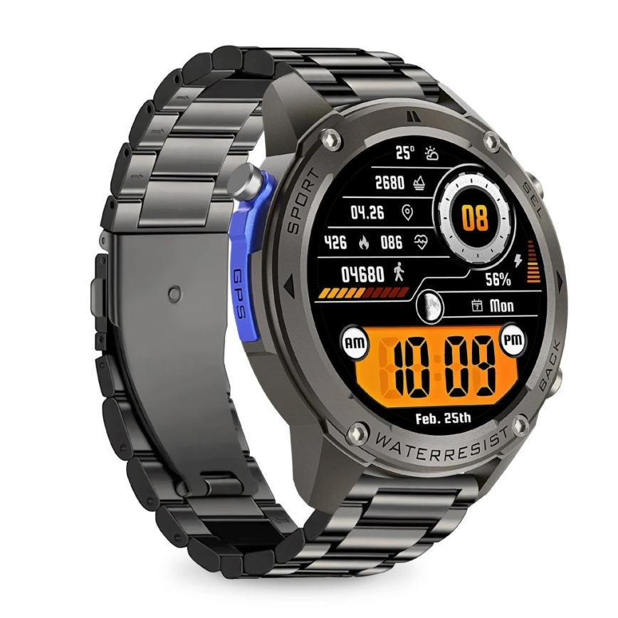 Aligator AW12BK - pametni sat Watch GPS, 500 mAh, IP69K, crni
