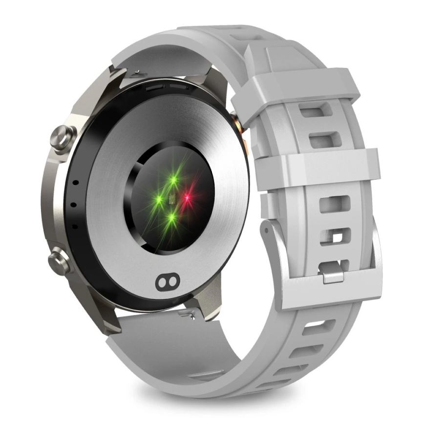 Aligator AW12SR - Pametni sat Watch GPS 500 mAh IP69K srebrni
