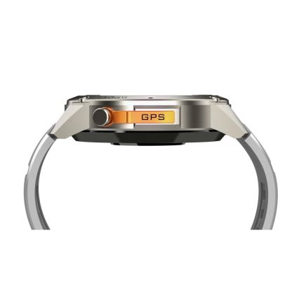 Aligator AW12SR - Pametni sat Watch GPS 500 mAh IP69K srebrni