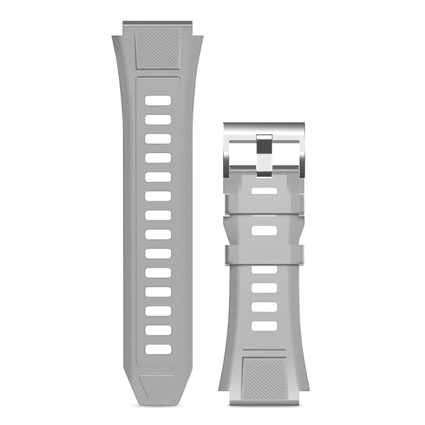 Aligator AW12SR - Pametni sat Watch GPS 500 mAh IP69K srebrni
