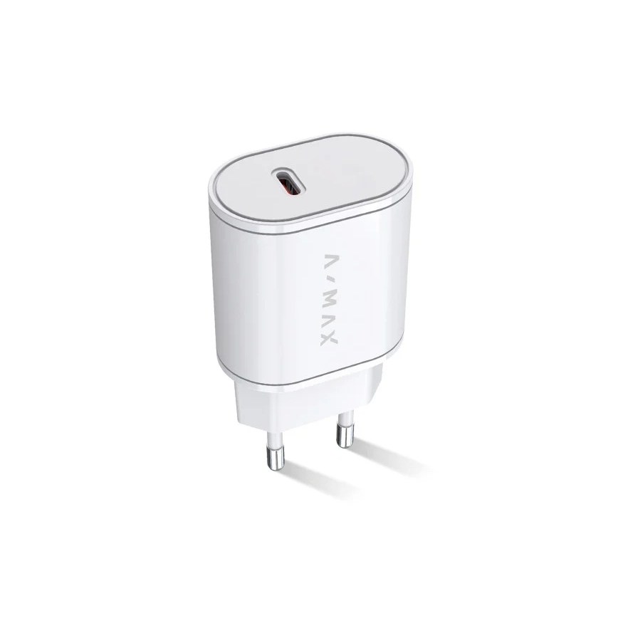 Aligator AX0001V - Brzi punjač A-MAX Power Delivery 20W USB-C bijeli