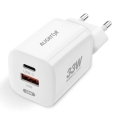 Aligator CHPD0020 - Adapter za brzo punjenje GaN s USB Power Delivery 33 W, USB-A + USB-C, bijela